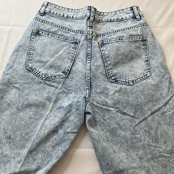 Redial 80s highwaisted peg leg jean stonewashed - Picture 7 of 16